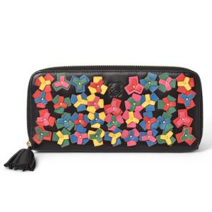 GUCCI（グッチ） (新品) ラウンドファスナー 長財布 フローラ バンブー