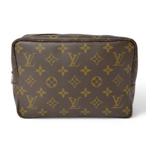 ルイヴィトン 化粧ポーチ セカンドバッグ クラッチバッグ ポーチ LOUIS VUITTON トゥルーストワレット23 小物入れ M47524 ヴィンテージ/廃番爆買