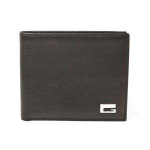 グッチ 財布/二つ折り財布 GUCCI メンズ 札入れ レザー ブラック 034.1408爆買