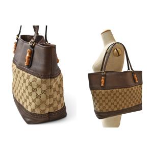 グッチ トートバッグ GUCCI バンブー 3...の詳細画像1