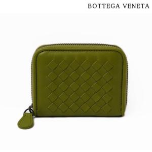 BOTTEGA VENETA ボッテガ・ヴェネタ カードケース・コインケース ライトカーフ ペリドット(グリーン) 258468 【新品】【送料無料】｜brand-pit