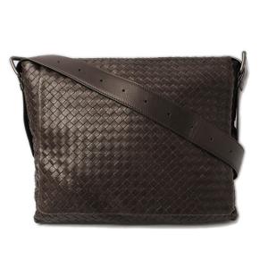 ボッテガ ヴェネタ メッセンジャーバッグ/ショルダーバッグ BOTTEGA VENETA ナッパ ダークブラウン161314 アウトレット｜brand-pit