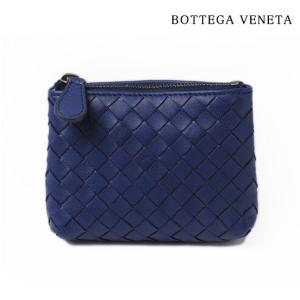 BOTTEGA VENETA ボッテガヴェネタ イントレチャート コインケース/小銭入れ サファイア 185859 V0010 4223【新品】【送料無料】｜brand-pit