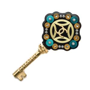 CHANELシャネル　ココマーク フェイクパール　ピンブローチ　ゴールド シャネルココマークフェイクパールピンブローチゴールド