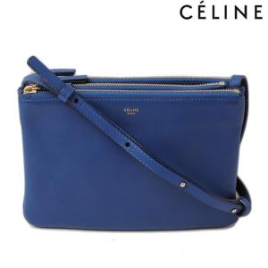 セリーヌ　ショルダーバッグ/クラッチバッグ CELINE 165113ETA.06BB TRLO BAG/トリオ ブルー2way｜brand-pit