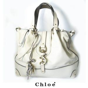 Chloe クロエ ケララ トートバッグ レザー/アイボリー 7AS316-7A411 新品 送料無料｜brand-pit