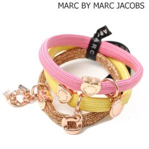 MARC BY MARC JACOBS マークバイマークジェイコブス 3連バングル/ヘアゴム ポニー　アクセサリー ROSA GOLD　M0002194｜brand-pit