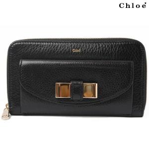 Chloe クロエ  長財布　ファスナー式　LILY/リリィ　BLACK/ブラック　3P0501-015　リリィリボン｜brand-pit