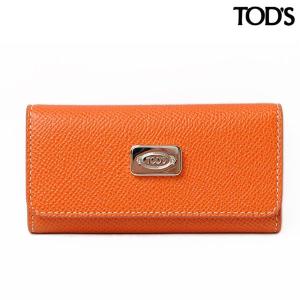 TOD'S トッズ キーケース　D-styling　レザー/オレンジ　XAWCBWG0400｜brand-pit