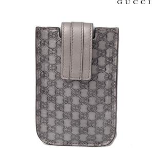 グッチ iPhone/iPod touch ケース GUCCI マイクログッチシマ　シルバー　240188｜brand-pit