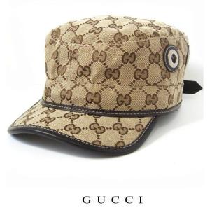 グッチ キャップ/帽子 GUCCI GGブラウン/ベージュ ...