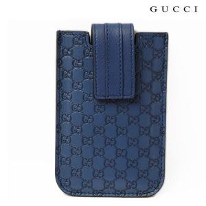 グッチ iPhone/iPod touch ケースGUCCI マイクログッチシマ　ブルー　240188 BMJ1N 4611｜brand-pit