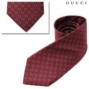 グッチ ネクタイ GUCCI メンズ シルク100％　インターロッキングG　ダークピンク　剣先8.5cm　308110　48001 6074｜brand-pit