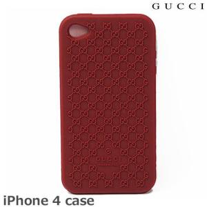 GUCCI グッチ iPhone4 ケース　ラバー　マイクロGG柄　レッド　272401 J1400 6420【新品】【送料無料】｜brand-pit