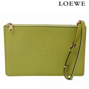 LOEWE ロエベ  クラッチポーチ/クラッチバッグ　HERITAGE カーフスキン　LIME/ライム　176.79.D69 新品 送料無料　｜brand-pit