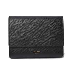 セリーヌ 財布/ミニ財布 CELINE レディース 三つ折り財布 ブラック SMALL TRIFOLD WALLET 10B57 3BEL 38NO BLACK｜brand-pit