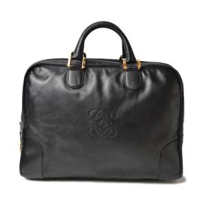 ロエベ ハンドバッグ/ボストンバッグ LOEWE 旅行バッグ レザー ブラック｜brand-pit