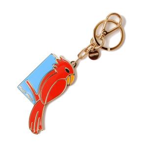 miu miu（ミュウミュウ） キーリング/バッグチャーム ハートモチーフ