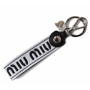 miu miu（ミュウミュウ） キーリング/バッグチャーム ハートモチーフ