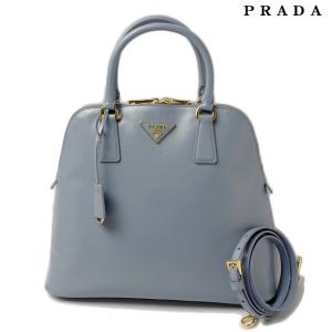 プラダ　PRADA　ショルダーバッグ/トートバッグBL0908 SAFFIANO VERNIC/パテントレザー　ASTRALE/ライトブルー　2way｜brand-pit