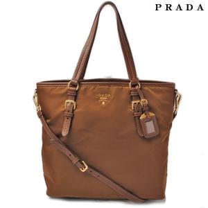 プラダ トートバッグ/ショルダーバッグ PRADA BR4991 ナイロン　CORINTO/ブラウン系　 2way　ストラップ付｜brand-pit