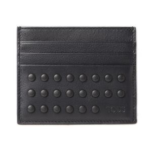 TOD'S（トッズ） 財布 メンズ 2折財布/札入れ 型押しレザー ネイビー