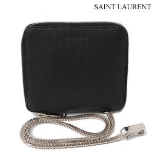 サンローランパリ　SAINT LAURENT　PARIS　折財布　メンズ ボックスクラシック ブラック 315860 BM00N 1000 ウォレットチェーン付｜brand-pit