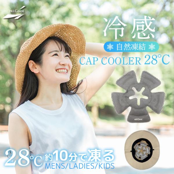 帽子用保冷剤 熱中症 暑さ対策グッズ アイスヘッド 頭冷やす allCool 28℃ AC-CC00...