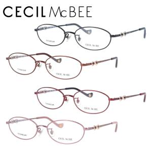 セシルマクビー メガネ フレーム 伊達 度付き 度入り 眼鏡 CECIL McBEE CMF 3033 全4カラー 52 プレゼント ギフト