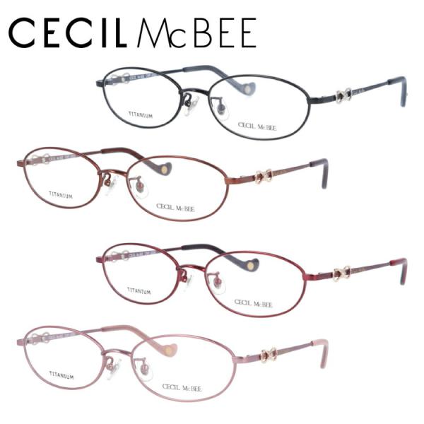 セシルマクビー メガネ フレーム 伊達 度付き CECIL McBEE CMF 3033 全4カラー...