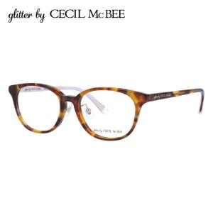 グリッターバイセシルマクビー メガネ フレーム 伊達 度付き 度入り 眼鏡 アジアンフィット glitter by CECIL McBEE GCF 7504-2 50 プレゼント ギフト｜brand-sunglasshouse