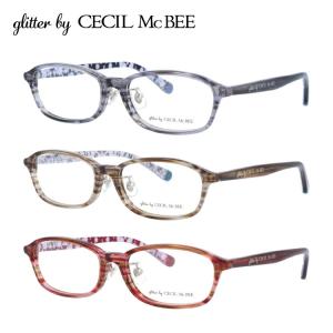 グリッターバイセシルマクビー メガネフレーム glitter by CECIL McBEE GCF7510 全3カラー 50 プレゼント ギフト｜brand-sunglasshouse