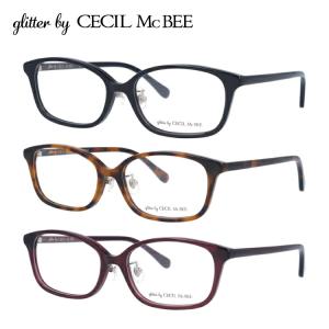 グリッターバイセシルマクビー メガネフレーム 女性 ブランド おしゃれ かわいい glitter by CECIL McBEE GCF 7511 全3カラー 52の商品画像