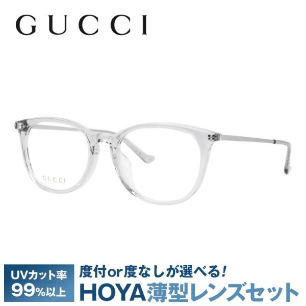 グッチ メガネ フレーム 伊達メガネ 度付き 度入り 老眼鏡 遠近両用 アジアンフィット GUCCI...