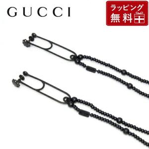 訳あり アウトレット gucci グッチ イヤリング 104907 J0350 1073 ブラック 黒 ウッドビーズ ジュエリー アクセサリー プレゼント ギフト ラッピング無料｜brand-sunglasshouse