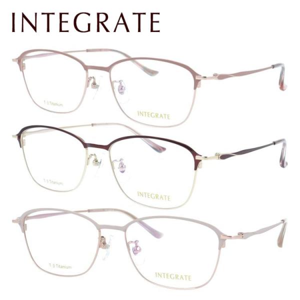 インテグレート メガネ フレーム 伊達メガネ 度付き 度入り 老眼鏡 遠近両用 調整可能ノーズパッド...