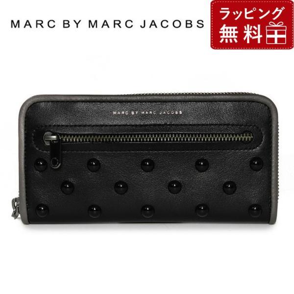 マーク バイ マークジェイコブズ 長財布 ブラック 黒 Luna Studs Slim Zip Ar...