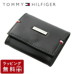 トミーヒルフィガー TOMMY HILFIGER 財布 メンズ コインケース 本革 小銭入れ ブラック 黒 財布 メンズ 31TL25X025-001 0096-5321 01 プレゼント ギフト｜brand-sunglasshouse