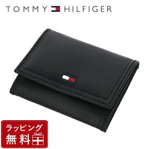 トミーヒルフィガー TOMMY HILFIGER 財布 メンズ 小銭入れ コインケース 本革 ブラック 黒 31TL25X015-001 0096-5246 01 プレゼント ギフト｜brand-sunglasshouse