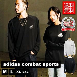 アディダスコンバットスポーツクルーネック ロンT 長袖 ロゴT Tシャツ スポーツ ユニセックス adiCLLS03 ブランド adidas combat sports