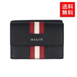 バリー 財布 メンズ ブランド 三つ折り財布 BALLY LETTERING TSP BLACK 6229027