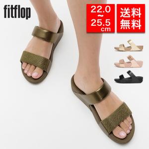 FitFlop（フィットフロップ） サンダル LULU CRYSTAL-MIX METALLIC