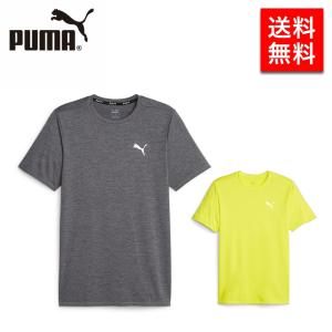 PUMA プーマ メンズ Tシャツ・カットソー 長袖 RUN FAVORITE ヘザー SS Tシャツ M 通気性 スポーツウェア｜brand-tankentai