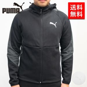 PUMA プーマ メンズ パーカー EVOSTRIPE フーデッドジャケット 伸縮性 吸水 速乾性｜brand-tankentai