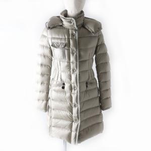 良品 MONCLER モンクレール HERMINE エルミンヌ フード・ロゴワッペン付 ZIP UP...