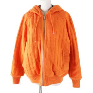極美品★HERMES エルメス 22AW 2H0619DN シルク100％ バックリボン 総柄 長袖 カットソー トップス グレージュ 40 フランス製 正規品 レディース HERMES（エルメス） 極美品☆HERMES 22AW 2H0619DN シルク100% バック