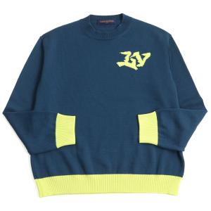 【中古】ルイヴィトン LOUIS VUITTON 23SS ニット セーター 半袖 ロゴ デザイン M 赤 レッド RM2319 JL4 HON01W LOUIS VUITTON（ルイ・ヴィトン） LOUIS VUITTON 23SS ニット セーター