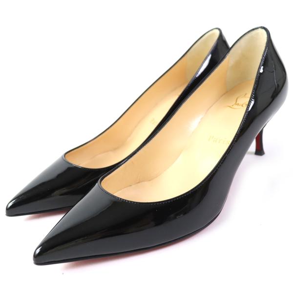 美品△Christian Louboutin クリスチャンルブタン 3191390 パテント KAT...