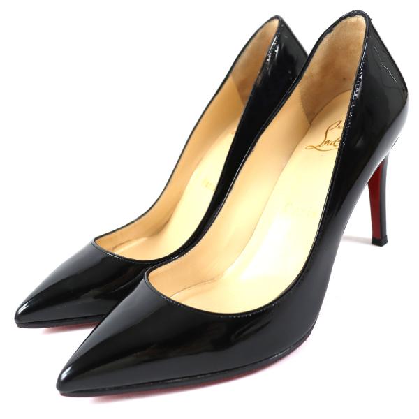 極美品△Christian Louboutin クリスチャンルブタン パテントレザー PIGALLE...