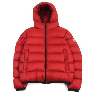 美品○モンクレール 21-22AW MYOSOTIS ミュオソティス ロゴワッペン付き フーデッド ダブルジップ ダウンジャケット 赤 3 正規品 メンズ｜brand-td-store